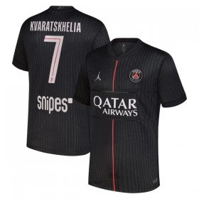 Jalkapallo Pelipaidat/Peliasut Paris Saint-Germain Kvaratskhelia 7 Jordan Neljäspelipaita 2025-26